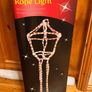 Pair of 3D lamp post outdoor lights warm white Image 2