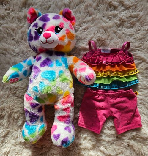 Build-A-Bear Rainbow Friends Cat with an Outfit