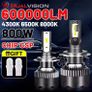 Led Headlight 800w Led H7 6500k 2pcs  12v Image 2