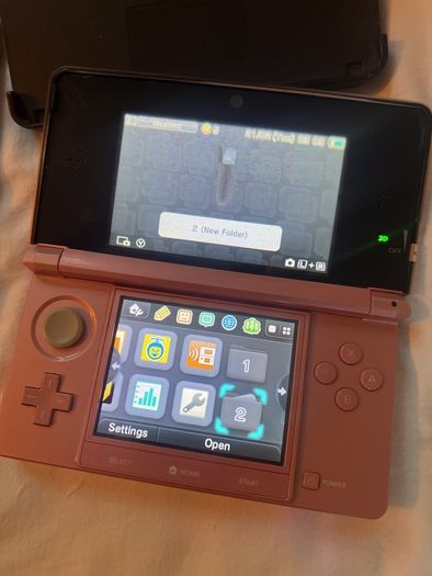 Nintendo 3DS boxed coral pink