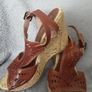 Sandels/Wedge Heeled Sandals Leather,  .. Size: 5 UK .. 38 EU Image 4