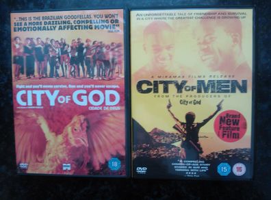 City Of God + Sequel City Of Men Dvd Brazilian Crime Drama
