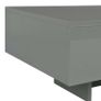 Coffee Table High Gloss Grey 115x55x31 cm MDF Image 5
