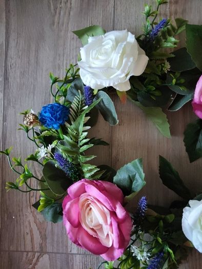 Harvest spring wreath