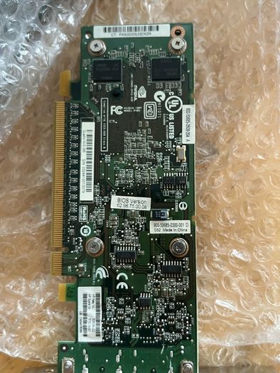 NVIDIA QUADRO' NVS 295 GRAPHIC CARD (DP Dual Connection)Display port Dual Screen for sale