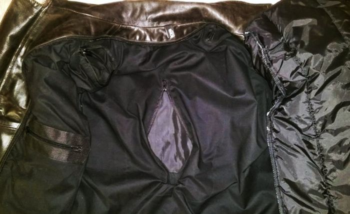 Helstons leather biker's motocycle jacket
