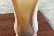 Small Vintage Carved Stone Bud Vase