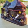 Vintage German Ceramic Mantel Clock Image 3