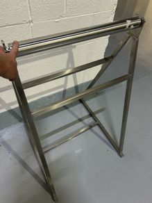 Stainless steel bag roller