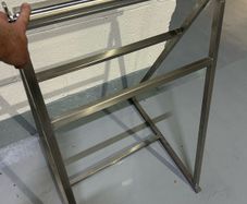 Stainless steel bag roller