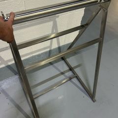 Stainless steel bag roller