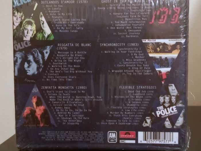 The Police Every Move You Make The Studio Recordings 6 CD Boxset