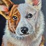 Corgi | Original oil painting on canvas panel Image 5