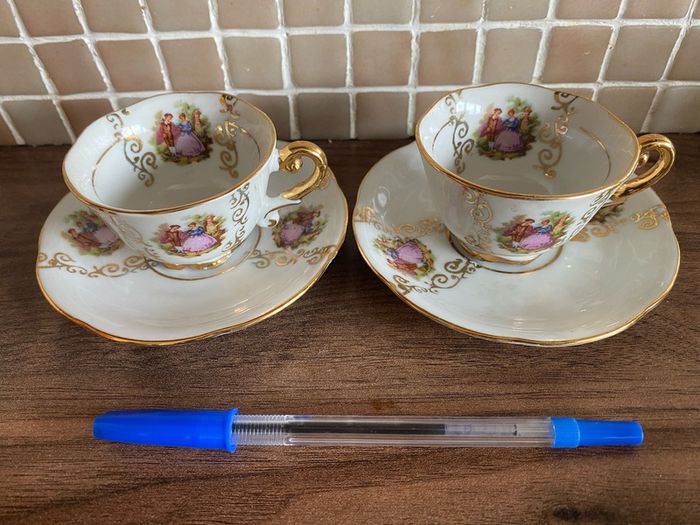 Vintage porcelain Tea cup and Saucers