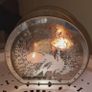 Peacock glass tea light holder Image 2