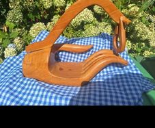 Beautiful Wooden Buddha Bottle Holder