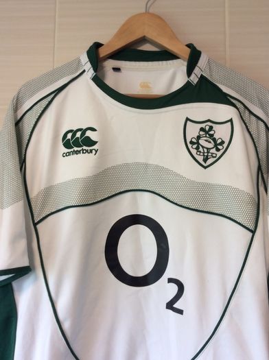Ireland Rugby Jersey. Grand Slam Winners 2009. Official Canterbury Mens Alternate Jersey. Authentic Original From 2009. Not A Modern Day Remake.