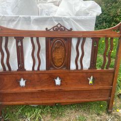 Antique Mahogony Headboard