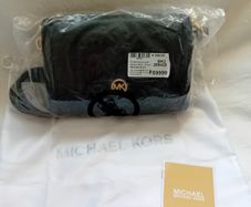 Michael Kors Freya small convertible Pebbled Leather Crossbody Bag - Black - BNWT RRP 250