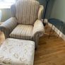 Three Piece Suite (3+1+1) and footstool Image 5