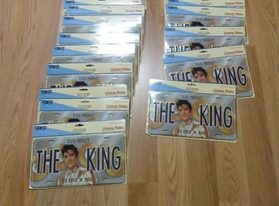 Elvis, Gold Disc License Plate, Free Post