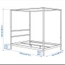 IKEA Vitarna Standard Double Bed Image 3