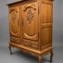 Elegant 1940s French Oak Large Credenza or Highboard Image 5