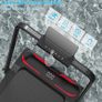 Folding Treadmill with 8% Incline, 3 In 1 Under Desk Walking Pad for Home and Office, 3 Adjustable Incline,1-12 KM/H, Portable Treadmill with LED Display, Remote Control,Installation Free Image 4