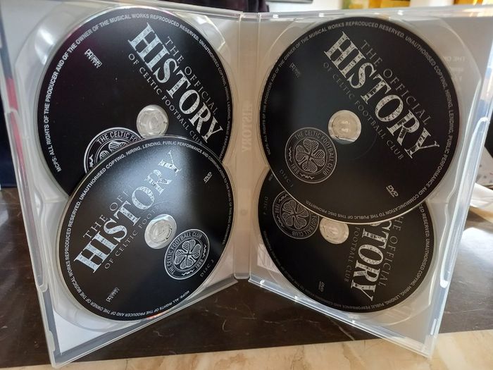 The Official History Of Celtic Football Club 4 Dvd Set Collection