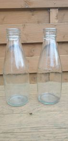 Milk bottles