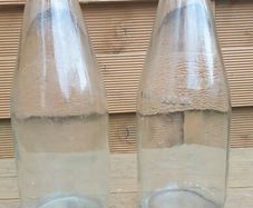 Milk bottles