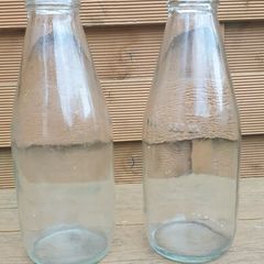 Milk bottles