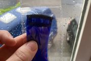 Blue hair extension