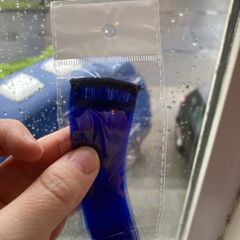 Blue hair extension