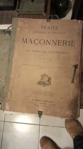 French Antique Architectural Drawing Book 1843