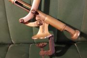 Brass Corkscrew Counter Mounted