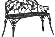 Garden Bench 100 cm Cast Iron