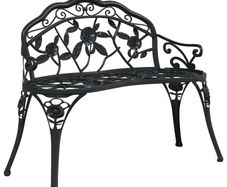 Garden Bench 100 cm Cast Iron
