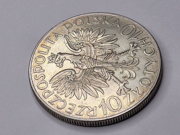 Asking price 870 euro. Poland 10 zlotych 1933, Traugutt, mint
