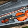 Valencia  1/2 Half Size Student Violin Outfit with Case, Bow Image 8
