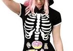 Littleforbig skeleton glow in the dark bodysuit romper