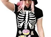 main image for ad Littleforbig skeleton glow in the dark bodysuit romper