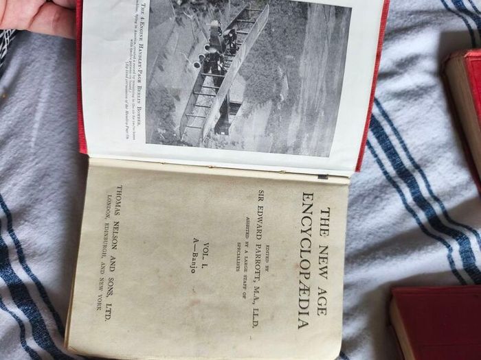 old set of encyclopedias