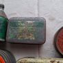 A Job Lot Of 9x  Vintage Tins Big & Small Tins All Vintage Image 8