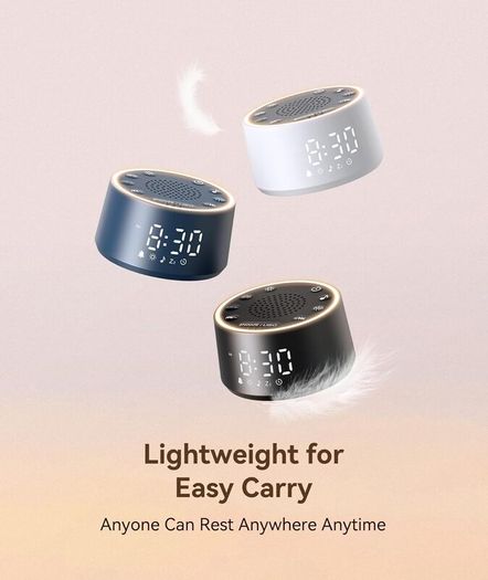 Dreamegg White Noise Machine - D1 Nova Sound Machine for Baby Adult, 25 Soothing Sounds, 9 Night Lights, Dimmable Display, Ideal Sleep Aid for Heavy Sleepers Bedroom