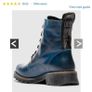 The Fly London Leather Blue Ankle Boot - Size 4 (37) Image 5