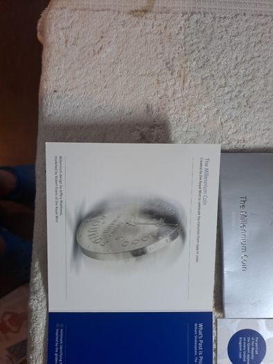 Millenium Dome 5 pound coin in presentation case