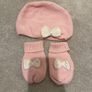 Pink hat and gloves set 1-3 years Image 2