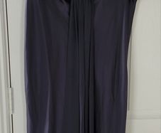 Debut Formal Cocktail Dress / Pleated Bodice Evening Dress - Charcoal - UK 20 / EU 48 / US 16