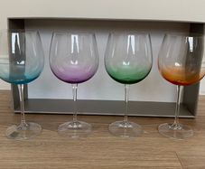 4 Tipperary Coloured Gin / Wine Glasses